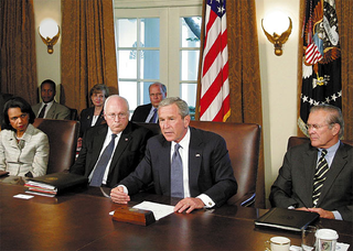 Bush presents his shortlist for the Secretary of the Nation post.